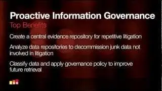 Active Information Management for Intelligent eDiscovery