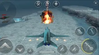 Gunship battle back fire rush bomber special aircraft diamond mission #viralvideo #automobile #games