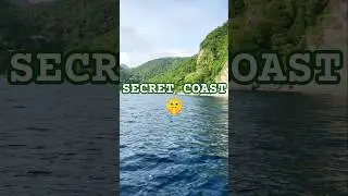 Found the secret side of St. Lucia 🤫🚤 #Shorts #boatlife #hiddengems