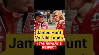 James Hunt vs Niki Lauda The Wildest F1 Rivalry Ever (1976 Drama) #Shorts
