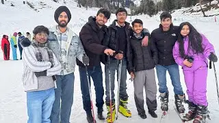 Snow Fun & Skiing Day 😍 | Solang Valley Vlog #vlog #funny #manali #solangvalley #travel #trending 