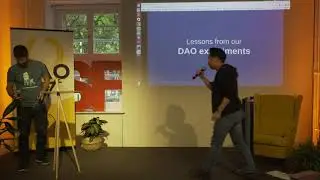 Ilan Doran and Shane Hong from Kyber Network present @ DAOfest Berlin