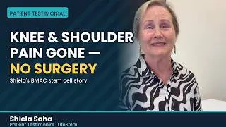 Testimonial: BMAC Containing Stem Cells for Knee and Shoulder Pain
