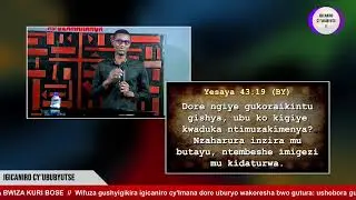 KUBA ICYAREMWE GISHYA LUNCH HOUR IGICANIRO CY'UBUBYUTSE  BY PASTOR J.PAUL SEMANA