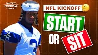 Fantasy Football Week 1 Start/Sit | Must-Start Players for Cowboys vs Eagles & Chiefs vs Chargers!