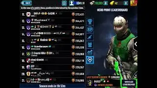 Getting #44 in global solo hero points and #1 is clan points and hero points! (7/25)