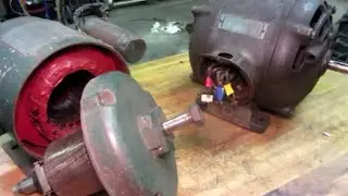 Two vintage electric motors check and test... Dumore Grinder and Westinghouse Machine Tool Motor...