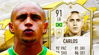 91 ОБЗОР ИГРОКА ПРАЙМ РОБЕРТО КАРЛОСА &mdash; FIFA 22 ULTIMATE TEAM