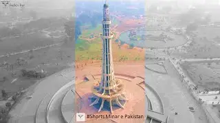 Minar e Pakistan Drone Aerial View  |  #Shorts