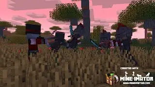 Red Illagers VS Red Villager knights