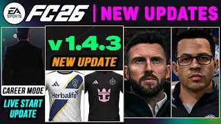EA FC 26 NEWS | NEW CONFIRMED Title Update, Real Faces, Career Mode Updates ✅