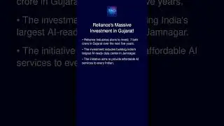 Reliance's Massive Investment in Gujarat!