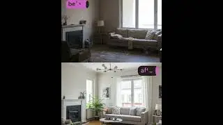 Don't let clutter and chaos hide your property's true charm! 🌪️ #aistaging #home #beforeandafter