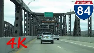 ⁴ᴷ Interstate 84 - New York (Fishkill/Newburgh) westbound [4K VIDEO]