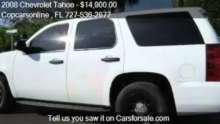 2008 Chevrolet Tahoe Police 4x2 4dr SUV for sale in LARGO, F