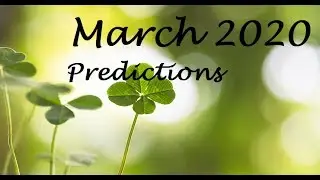 ☘️SCORPIO MARCH 2020 LOVE MONEY RELATIONSHIP PREDICTIONS☘️