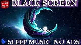 ETHEREAL AMBIENT Sleep Music (NO ADS) 423 Hz Healing Frequency, Black Screen Deep Sleeping Music