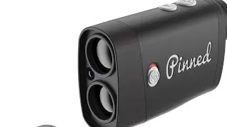 Pinned Prism Slope Golf Rangefinder | Golf Distance Measuring Device | USB Rechargeable Pinned Lock