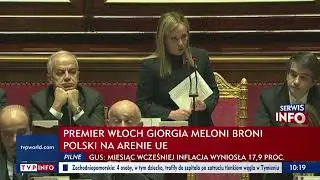 Premier Włoch Giorgia Meloni broni Polski na arenie międzynarodowej 🇮🇹🇵🇱