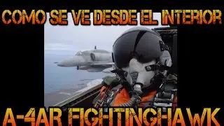 Volando, como se ve desde el interior de un A4AR Fightinghawk