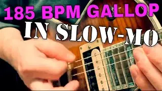 Fast Gallop Picking in Extreme Slow Motion