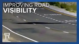 Lane striping project seeks to improve visibility on Utah roads