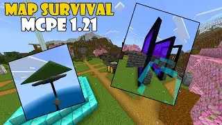THIS MCPE 1.21 SURVIVAL MAP IS SUPER COMPLETE