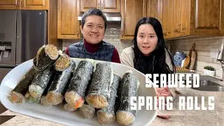 Seaweed Spring Rolls【My Mom's Recipe】