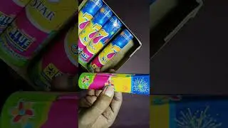 ❣️7 SHOT🔥Blue Star Fireworks #crackers2023 suraj ke experiment #shorts #skyshots #diwali #testing