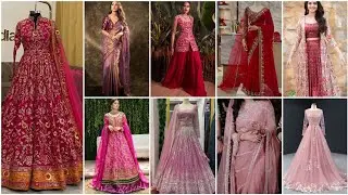 pink 🤗 red &hearts;️ Pakistani Indian unique design dress 🥻👗 wedding season special 😍 wow 😱#decoratelife1