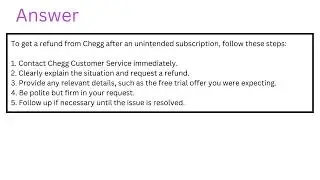 How can I get a refund from Chegg?