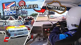 Vauxhall Cavalier GSi Classic Touring Car goes to Thruxton Circuit!
