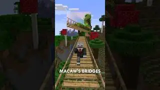 Mini Mod Reviews - Macaw's Bridges #minecraft #mod