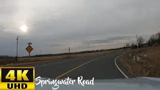 Driving down Springwater Road | Elgin County Ontario Canada | 4K UHD