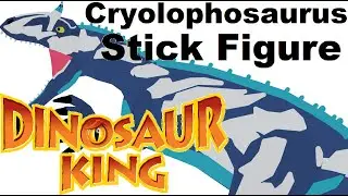 Pivot Cryolophosaurus from Dinosaur King Stick Figure By Me