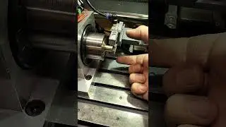 Auto DIY 5C Collet Chuck with SMC5-5 CNC controller, test 1 of Bar Puller #cnc #cncmill #diycnc
