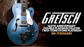 Peach Picks! Gretsch G6136T-140 LTD 140th Double Platinum Falcon | SN: JT22114283