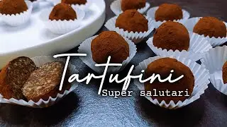Tartufini Super Salutari Vegani senza Zucchero