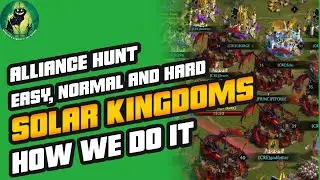 King of Avalon - Alliance Hunt Easy, Normal and Hard - How we do it