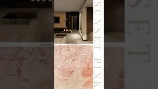 Sunset Pink Marble