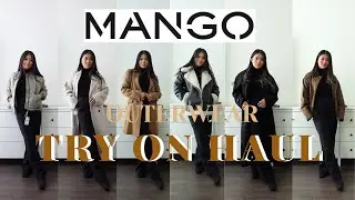 MANGO NEW IN COATS AND JACKETS TRY ON HAUL 2023