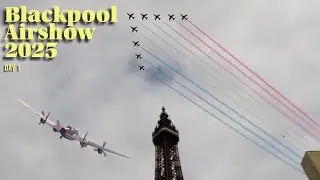 Blackpool Airshow 2025 Day 1 | Typhoon, Red Arrows & More Stunning Displays #blackpool  #airshow