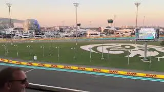 View from South Grandstand at Yas Marina Circuit (2024 Abu Dhabi GP)