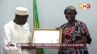TM1 News - Mali - DEF 2024 : Sira Traoré, première nationale avec 18,57 de moyenne