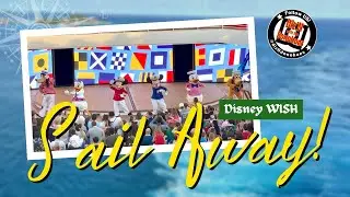 Disney Wish Sail Away Party! | 4 Night Bahamian | Port Canaveral | Disney Cruise Line | FULL SHOW