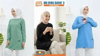 Promo Spesial Beli 3 Tunik Basic Cukup 100 Ribu, Hemat Dan Stylish Setiap Hari