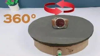 How To Make Rotating Display Stand At Home