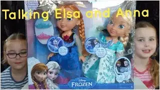 Talking frozen anna and elsa dolls