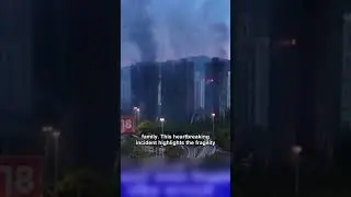 🔥 Hong Kong Fire Claims 128 Lives! 💔 #Shorts