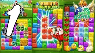 Fruit Funny Blocks Gameplay Walkthrough #1 (Android, IOS)